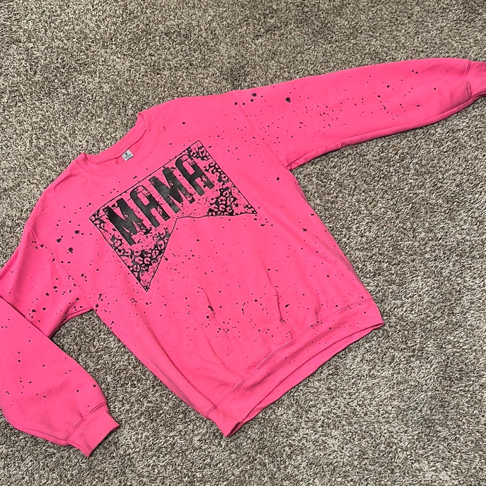 Women’s Hot Pink Graphic Sweatshirt